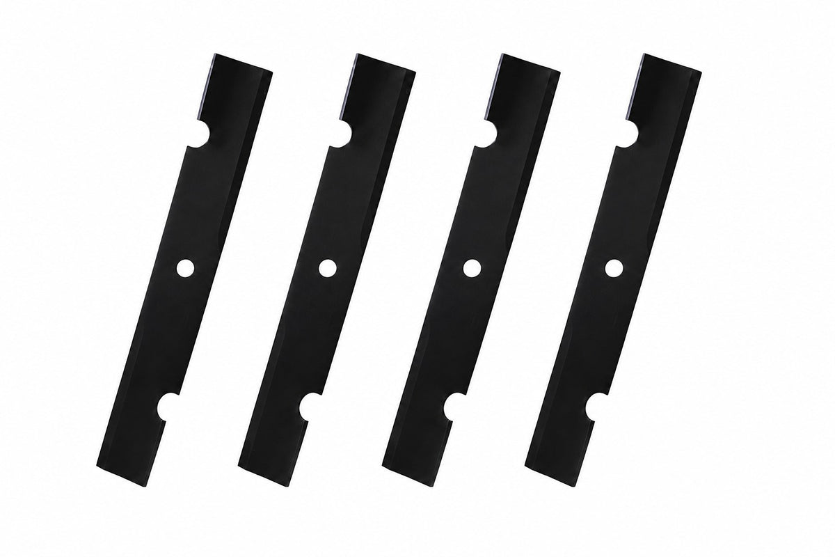 Four 16-1/2" Notched Blades for Scag-Lesco-Great Dane-Wright Lawn Mowers