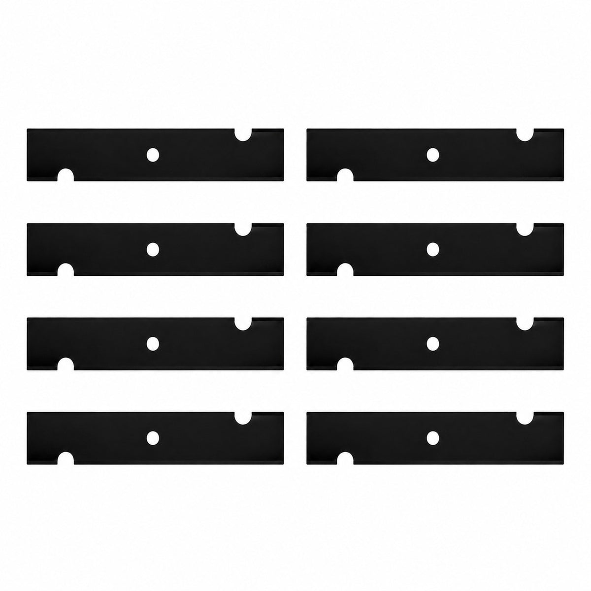 Qty 8: Notched Mower Blade
 Fits Universal Products Replaces 21871