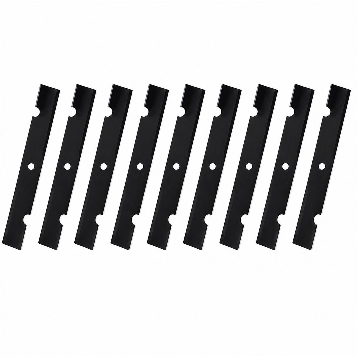 Qty 9: Notched Mower Blade
 Fits Encore Replaces 483035