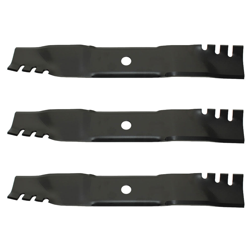 Set of (3) - M143520 M145516 Predator Mulch Blades Fits John Deere 54C Deck