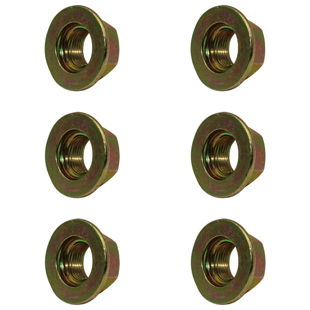 Qty 6: Spindle Blade Nut Fits Yard Man Replaces Diameter 5/8" Spindle Blade Nuts