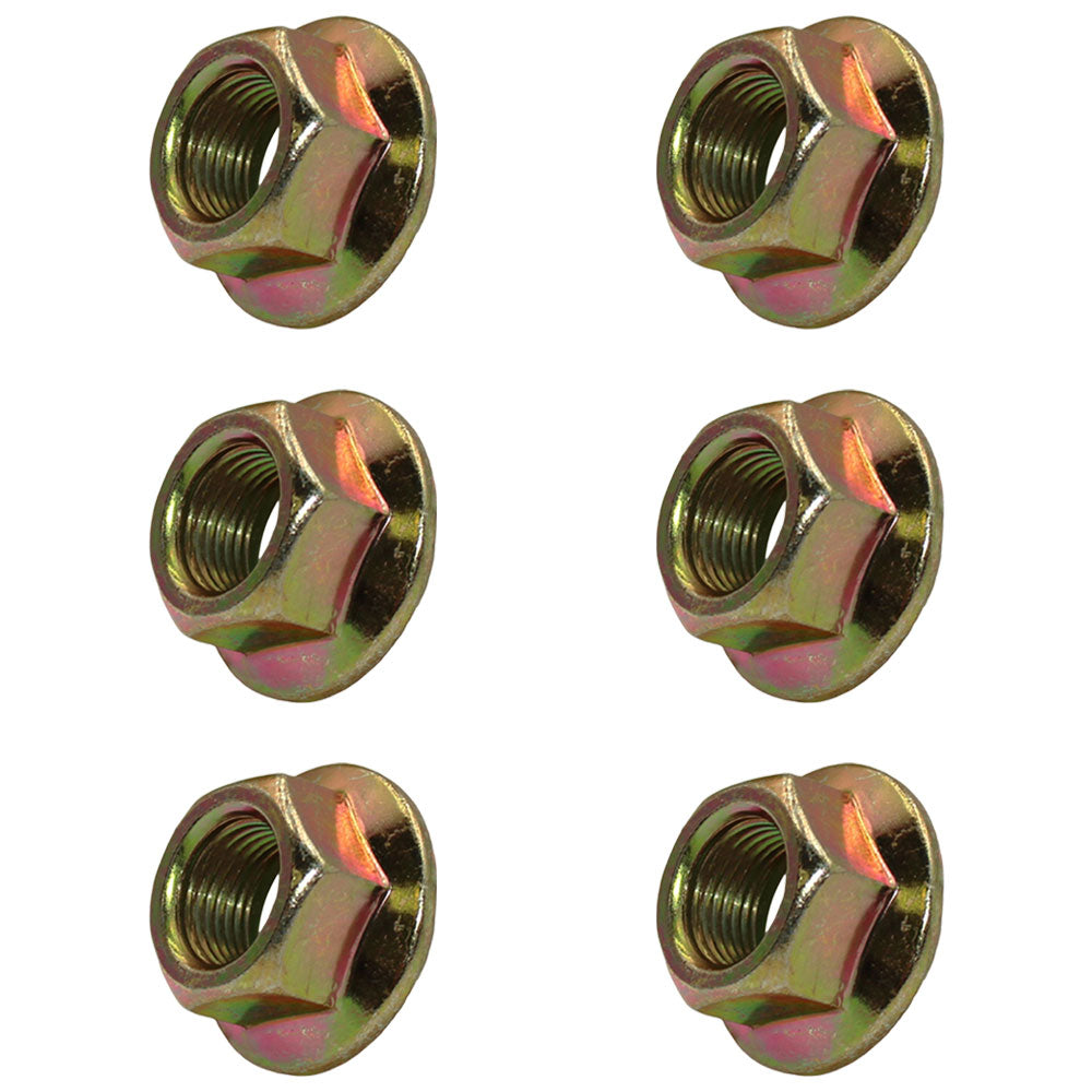 Qty 6: Spindle Blade Nut Fits Huskee Replaces Diameter 5/8" Spindle Blade Nut