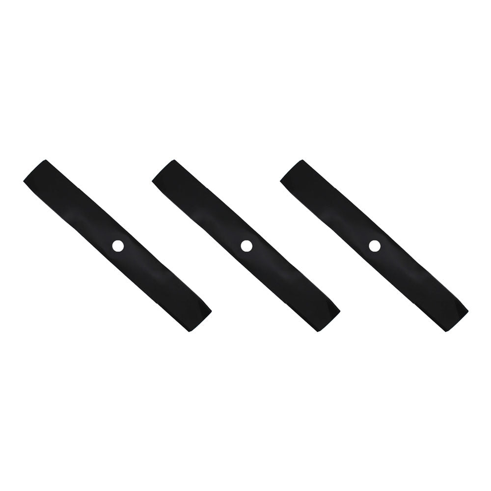 GS25 GS45 GS75 GT242 GT275 Three Mower Blades Fits John Deere M113517 M115495