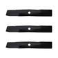 3 Fits Gator Blades Fits John Deere 48" M115495 GT242 GT262 275 325 335 345 425