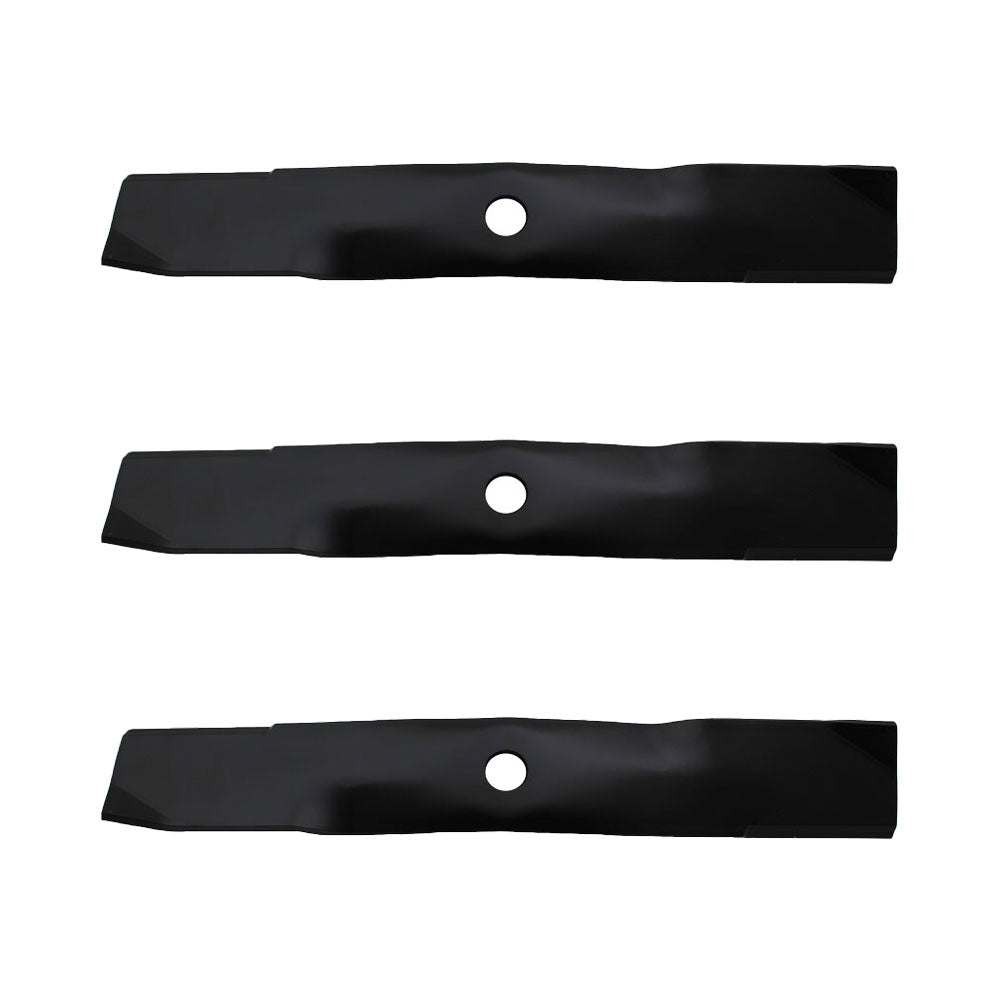 GS25 GS45 GS75 GT242 GT275 Three Mower Blades Fits John Deere M113517 M115495