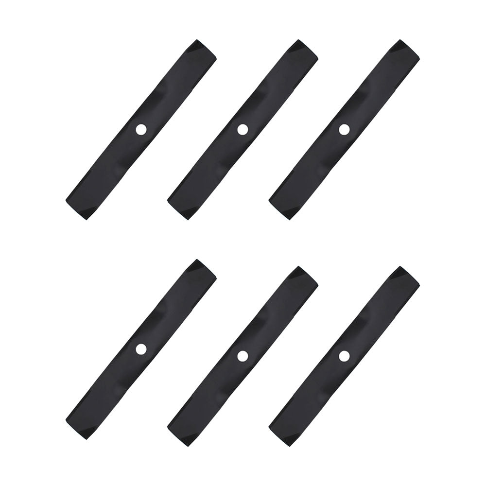 6 Pack of Blades Fits John Deere 48" LX176, LX178, LX186, LX188, LX277AWS