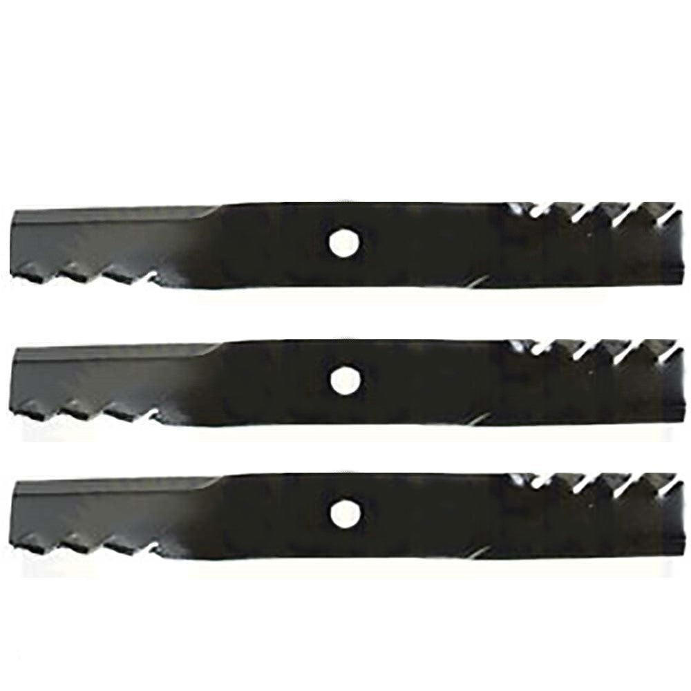 3 PK Blades Fits John Deere 54" Deck Z525E Z375R LX280 LX288 Z425 Z435 Z445