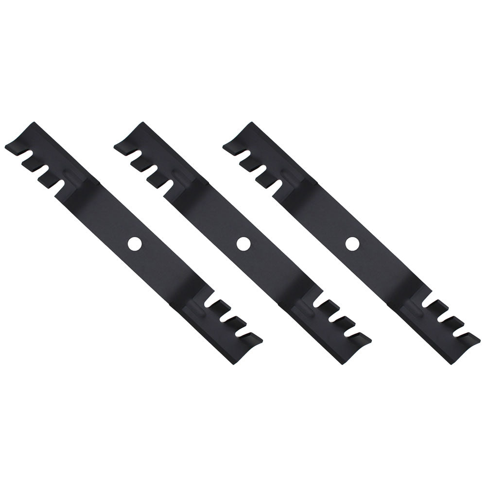 set of 3 Fits John Deere 54" mower mulching Predator blades M143520 M145516