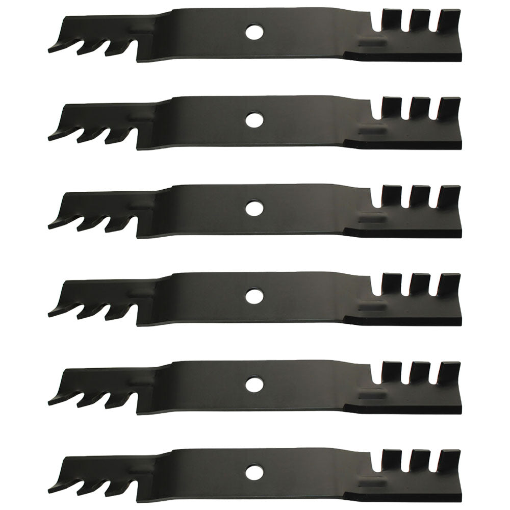 6PK Blades Fits John Deere 54C X465 X475 X485 X495 Z425 Z445 396-719