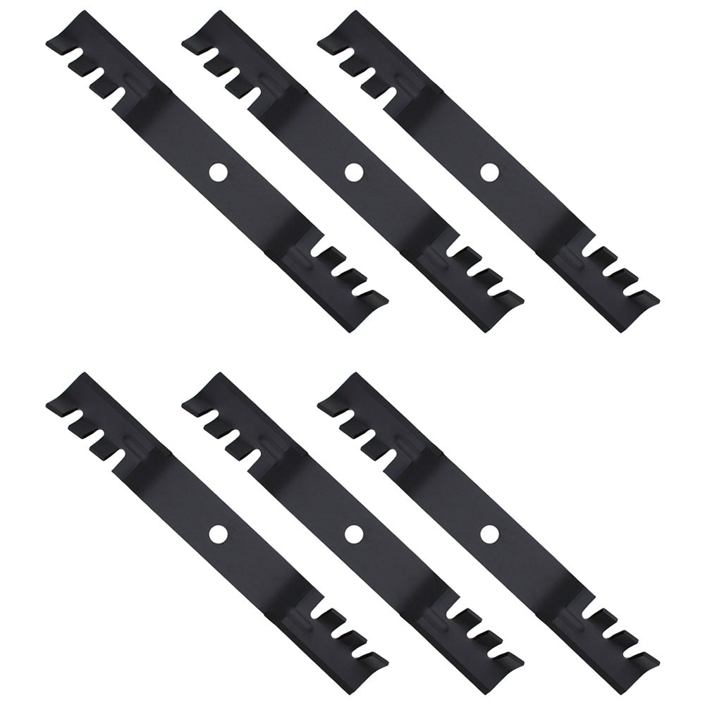 Lot of 6 Blades Fits John Deere 54C X465 X475 X485 X495 Z425 Z445 396-719