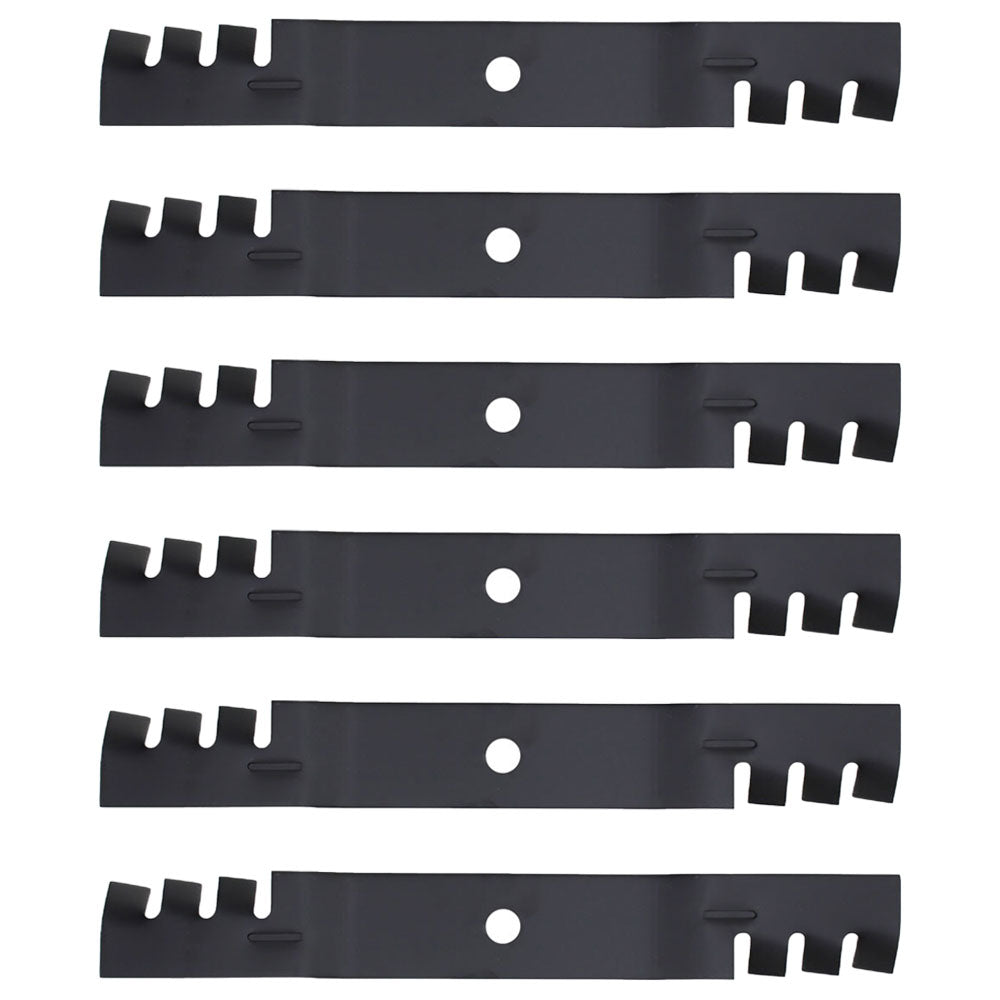 6PK Blades Fits John Deere 54C X465 X475 X485 X495 Z425 Z445 396-719