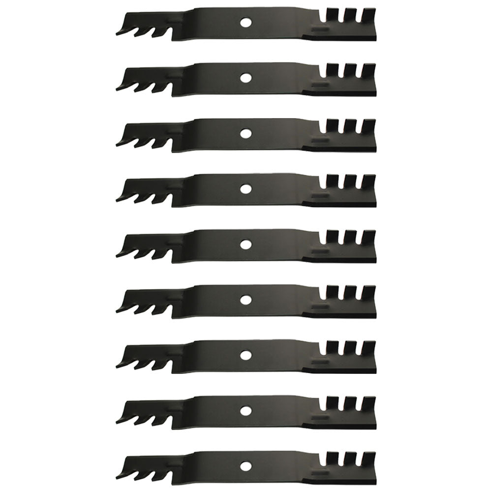 (9) Toothed Mower Blades Fits John Deere ZTrak Z525E Z535M Z540M Z375R M143520
