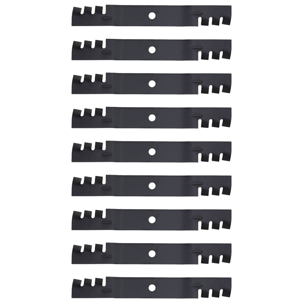 (9) Toothed Mower Blades Fits John Deere ZTrak Z525E Z535M Z540M Z375R M143520