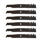 Six 17" Mulching Blades Fits John Deere 48" Deck GX21784 GY20852 LA145 LA140