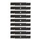 Qty 9: Toothed Mower Blade Fits John Deere Replaces AM137757