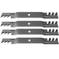 Four Mower Mulch Blades 42" Fits John Deere D100 D110 D120 D130 Z225 Z235 11594