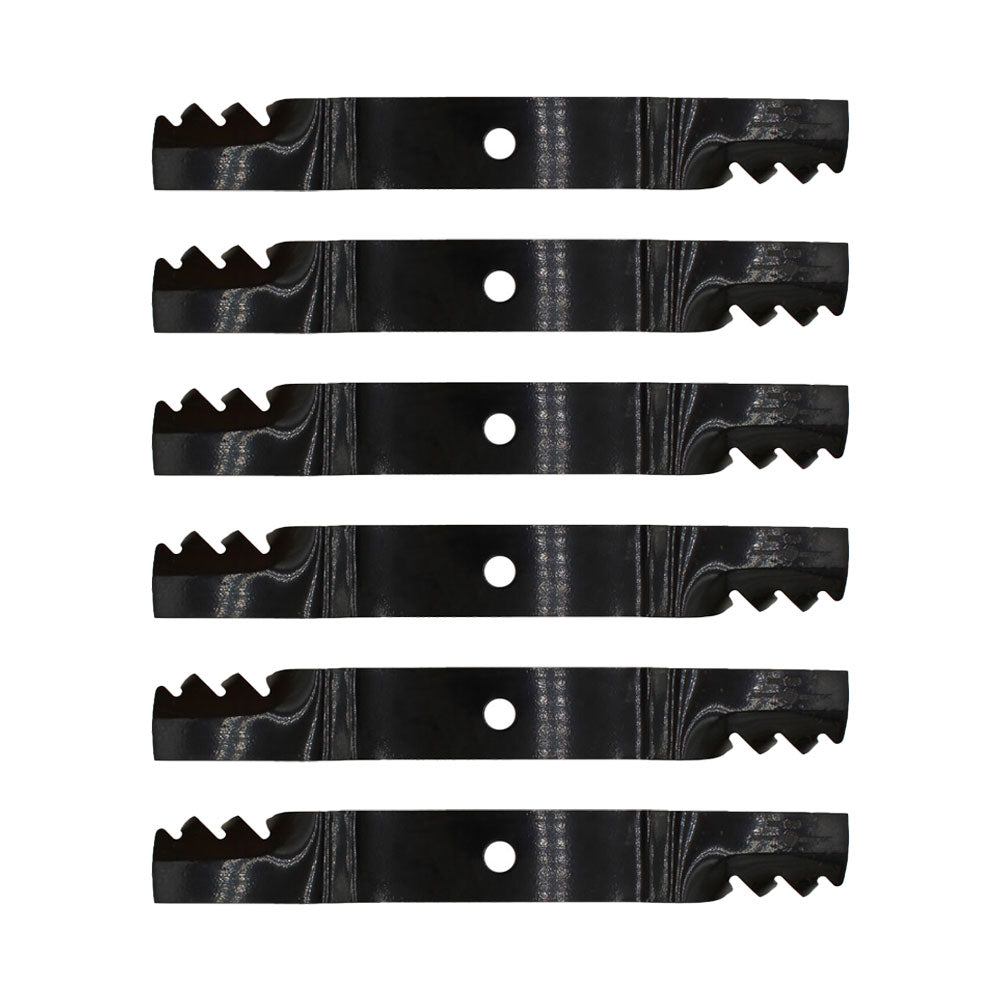 Qty 6: Toothed Mower Blade Fits Scotts Replaces M115496
