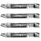 Qty 4: 21" Mulch Mower Blade Fits Cub Cadet Replaces 742-04101