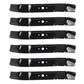 Set of (6) 742-04101 Mulching Blades Fits Cub Cadet Models: 2001 & Up