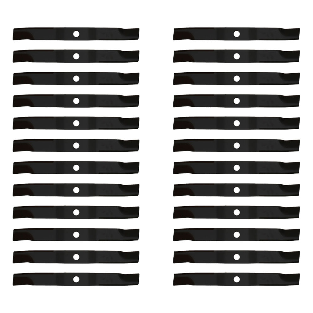24 Pack Mower Blade K5677-34340 Fits Kubota B2150D, F2560, F3060, Pro Deck, ZD28