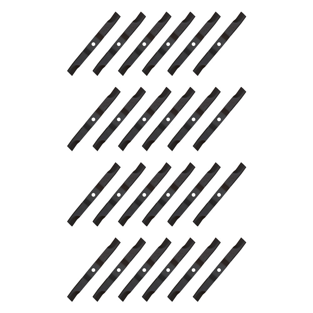 24 Pack Mower Blade K5677-34340 Fits Kubota B2150D, F2560, F3060, Pro Deck, ZD28