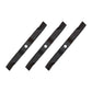 3 Pack Mower Blade Fits Kubota K5677-34340 K5645-97530 72" Pro