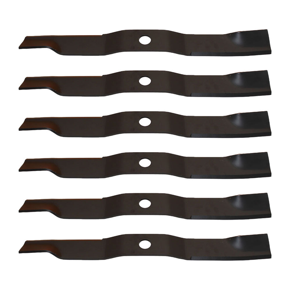 6 Mower Blades 24-1/2 in K5677-34340 Fits Kubota RCK72P 72 in Decks