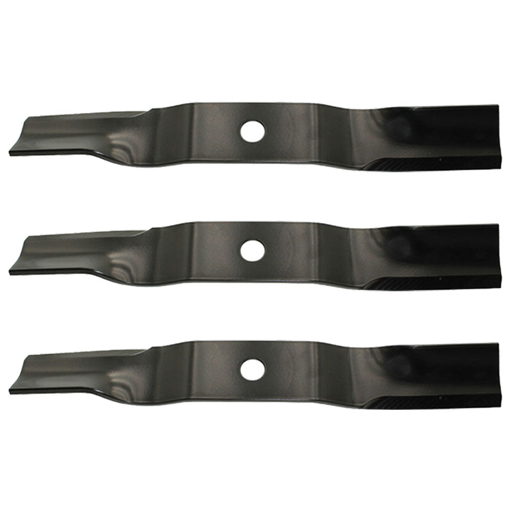 3 XHT Heavy Duty Blades Fits Kubota K5619-34330 Zd221 Zg227 K5351-99040 54" Deck