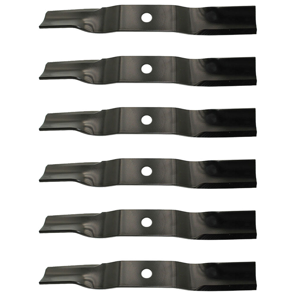 K5935-34360 Set of Six New High Lift Mower Blade Fits Kubota ZD221 ZG227