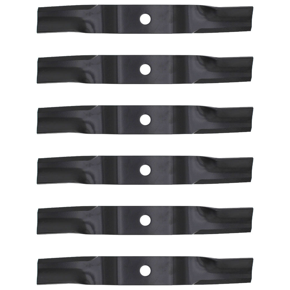 K5935-34360 Set of Six New High Lift Mower Blade Fits Kubota ZD221 ZG227