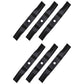 K5935-34360 Set of Six New High Lift Mower Blade Fits Kubota ZD221 ZG227