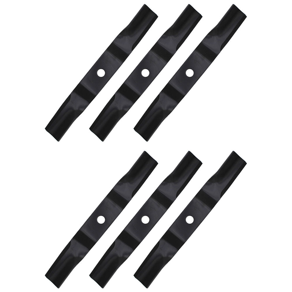 K5935-34360 Set of Six New High Lift Mower Blade Fits Kubota ZD221 ZG227