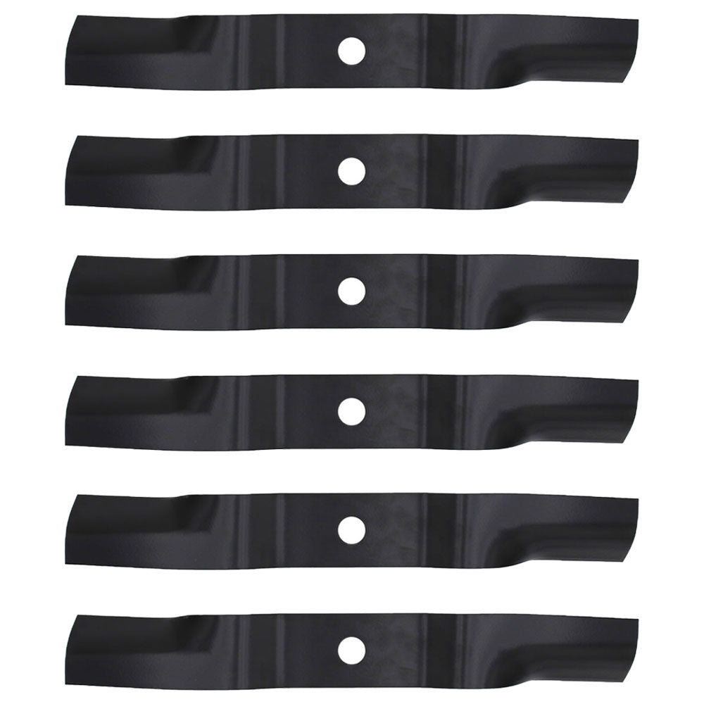 6 New XHT Heavy Duty Blades 54" Decks Fits Kubota K5619-34350 K535199040 RCK54GR