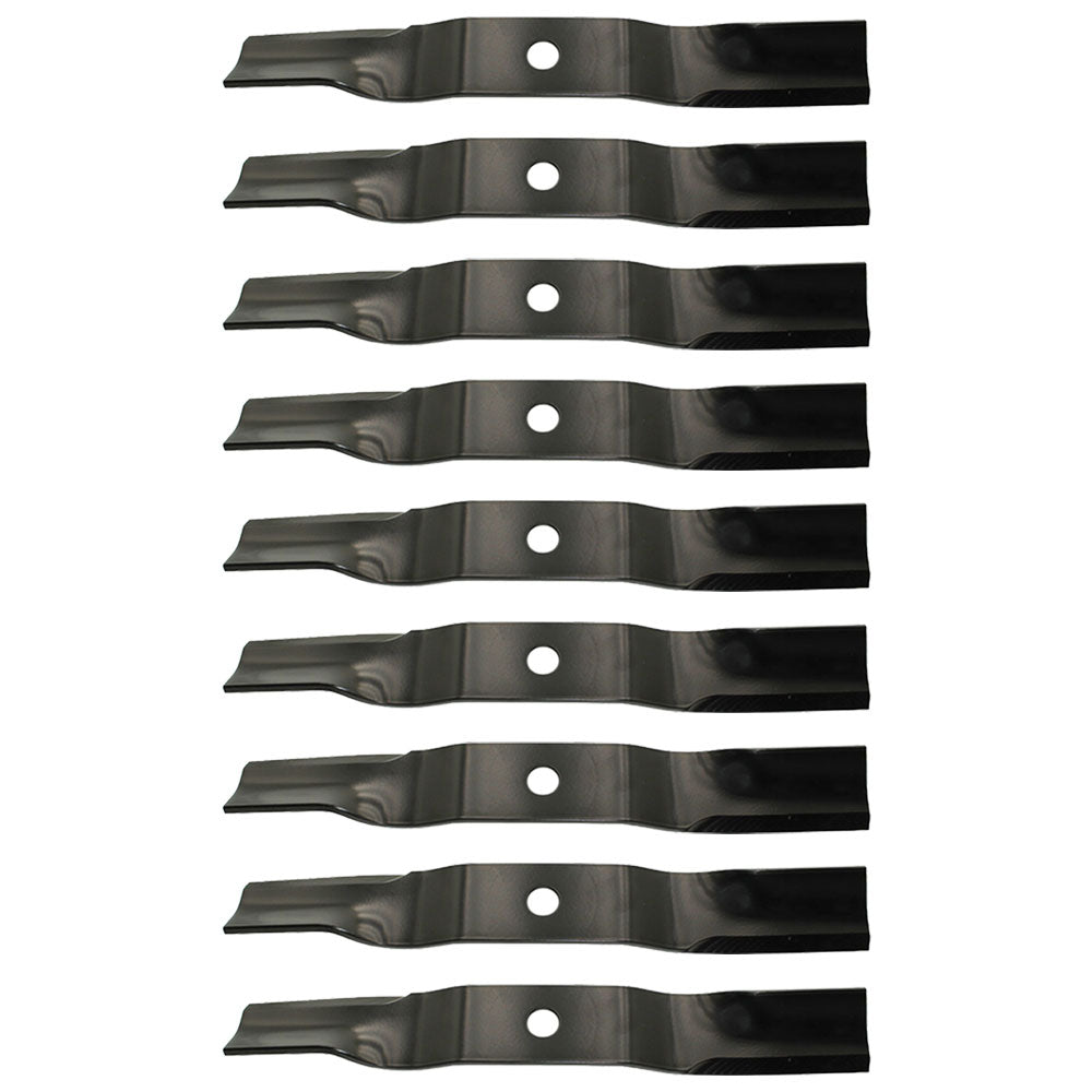 K5935-34360 Set of Nine New High Lift Mower Blade Fits Kubota ZD221 ZG227