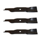Set of (3) M136194 Mower Blade Fits John Deere Walk-Behind 7G18 7H17 7H19
