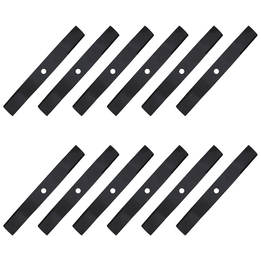 Qty 12: Medium Lift Mower Blade
 Fits John Deere Replaces M136195