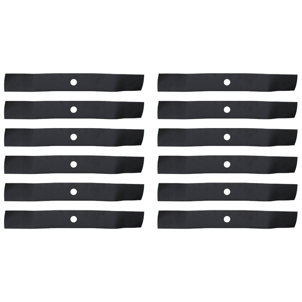 Qty 12: Medium Lift Mower Blade
 Fits John Deere Replaces M136195