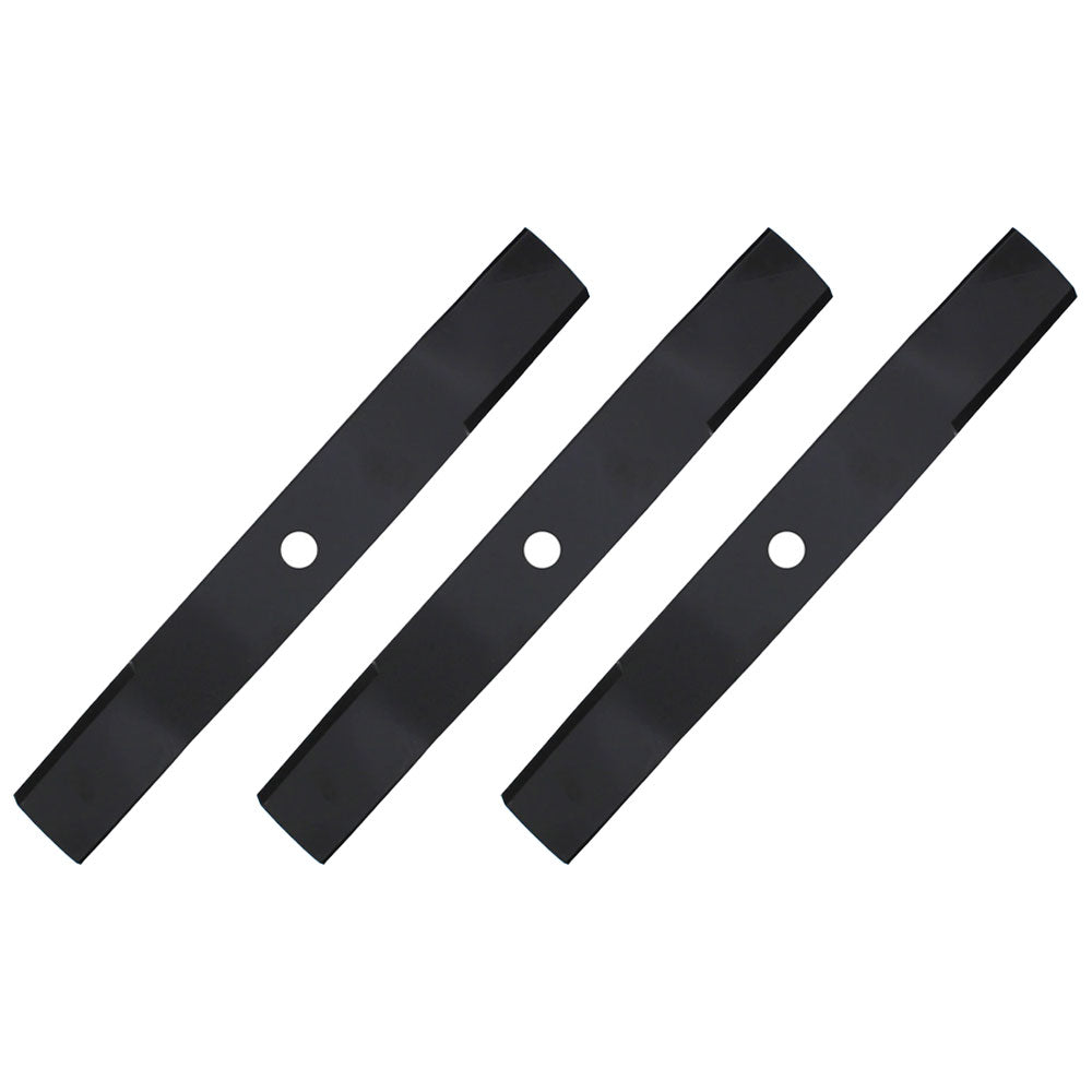 3 pk Medium-Lift Blades Fits John Deere M136195 TCU30316 M653 M655 M657