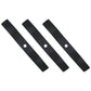 3 XHT Heavy Duty Blades Fits John Deere M136195 M653 M655 F687 F655 F680 737 757