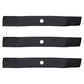 54" 10072 7 Iron Lawn Mower Blade Set 3 Fits John Deere M136195 TCU30316