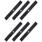 6 Medium-Lift Blades Fits John Deere M136195 TCU30316 M653 M655 M657 F620 737