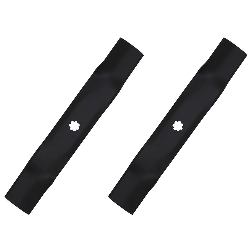 330-445, 92-104 Two (2) Mower Blades Fits John Deere LA130, LA140, LA145, LA155