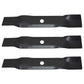 Set of 3-48" Lawn Mower Blades to fit Fits John Deere E140 E150 E160 E170