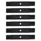 Set of 6 Fits John Deere 48" Lawn Tractor Mower Blades GX21784 GY20852