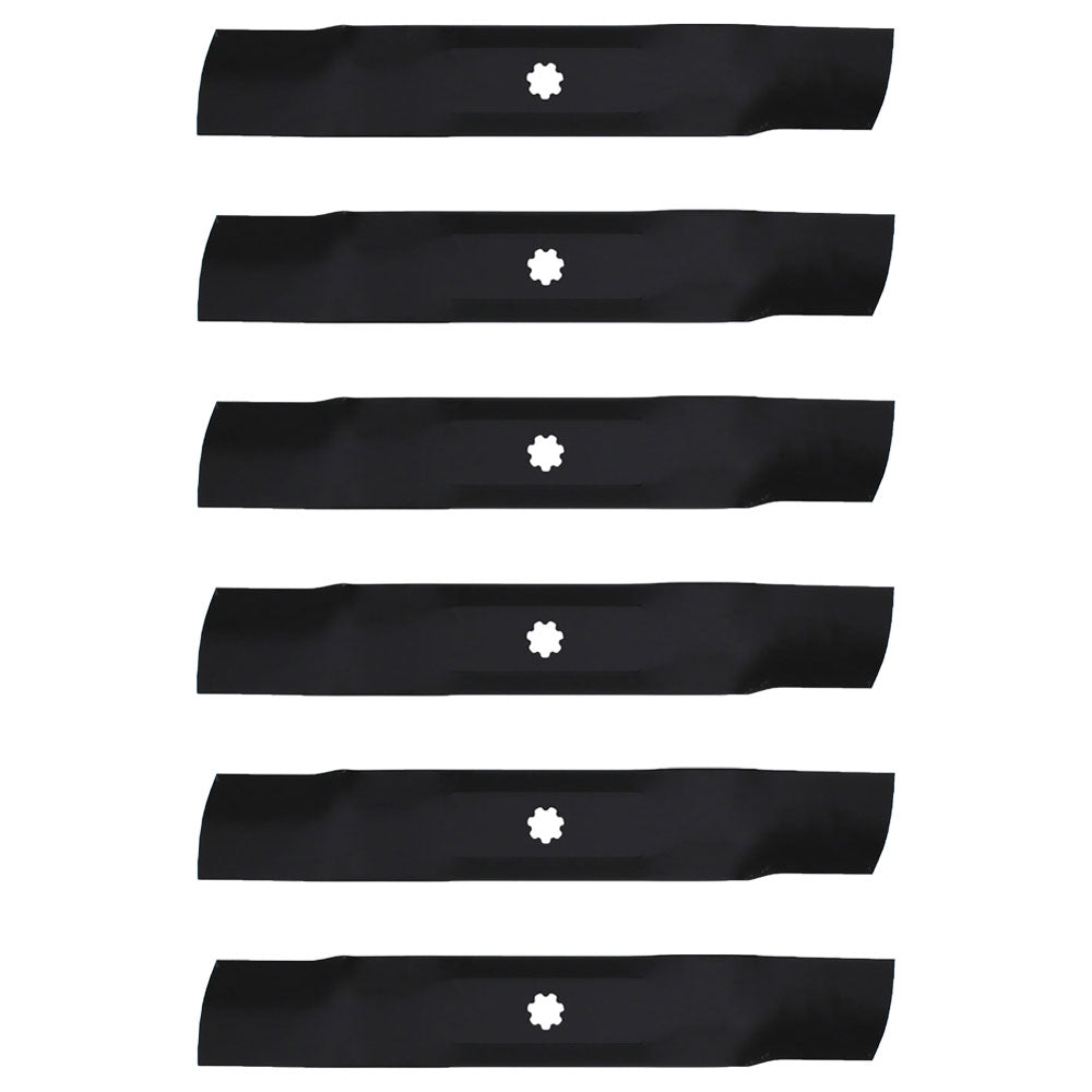 Qty 6: Mower Blade Fits John Deere Replaces 50-2081