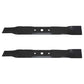 2 Pk Blade Set Fits John Deere 42" Deck L107 L108 L111 GX20249 GY20567 48" Mower