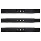 3pk Blades Fits John Deere GX20249 GX20433 L100 L105 L107 L108 L110 L111