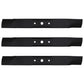 3pk Blades Fits John Deere GX20249 GX20433 L100 L105 L107 L108 L110 L111
