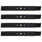 4 Blades Fits John Deere GX20249 GY20567 GX20433 42" Deck L100 L105