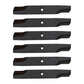 Qty 6: Mower Blades Fits John Deere Replaces M84472